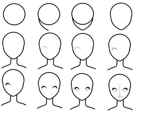 Anime has a very distinguishable style. How to draw an simple anime face | Çizim, Çizim eğitimleri