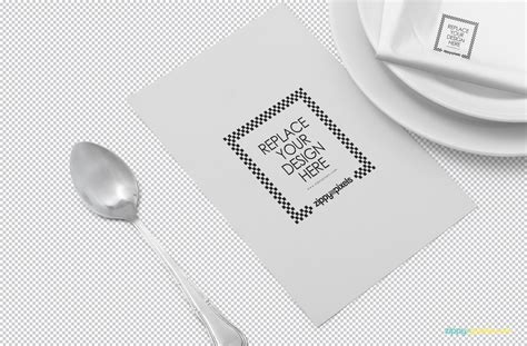 Download Free Restaurant Menu Card Mockup | ZippyPixels