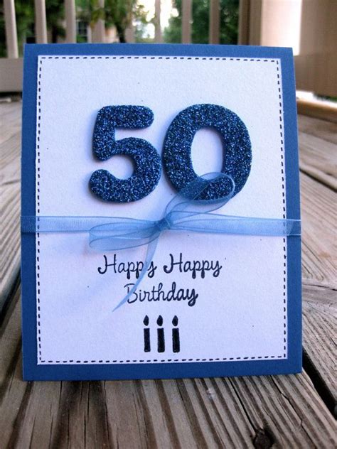Mens 50th Birthday Greeting Card Cards Pinterest 50th Birthday