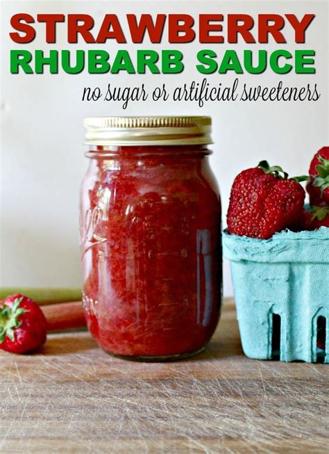 How To Make My Strawberry Rhubarb Sauce Canning Recipe Recipe Easy