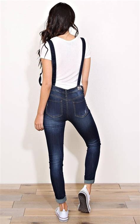 Jeans With Suspenders Suspenders For Women Suspender Jeans Fashion