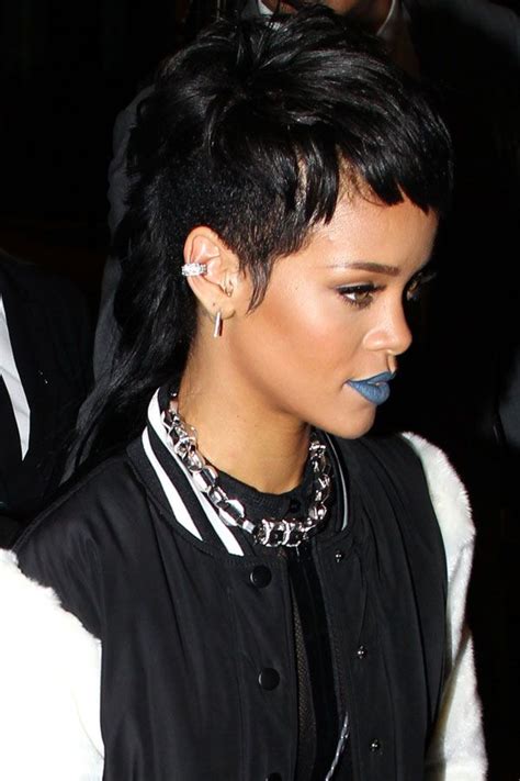 The Best Mullets Ever Rihanna Hairstyles Rihanna Short Hair Short