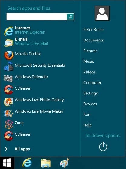Vistart Free Startmenu For Windows 8 With Many Skins Windows