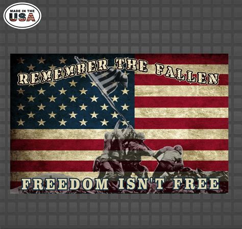 Remember the Fallen - Freedom Isn't Free Fallen Soldier Armed Forces ...