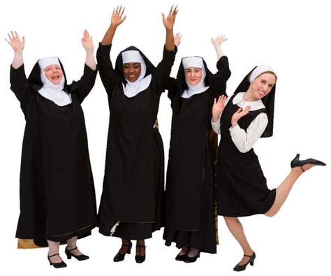 Sister act (original, musical, comedy, broadway) opened in new york city apr 20, 2011 and played through aug 26, 2012. Rental Costumes for Sister Act Traditional Habits Deloris, Mary Roberts, Mary Lazurus, and Mary ...