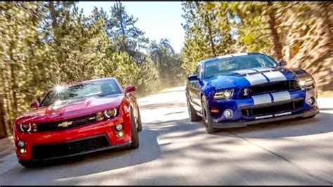 2014 Ford Mustang Shelby Gt500 Vs Camaro Zl1
