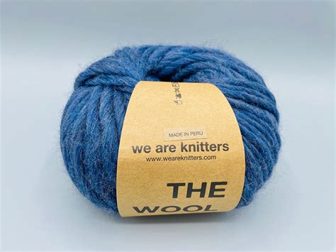 We Are Knitters The Wool 100 Peruvian Wool 200g Yarn Ball Etsy