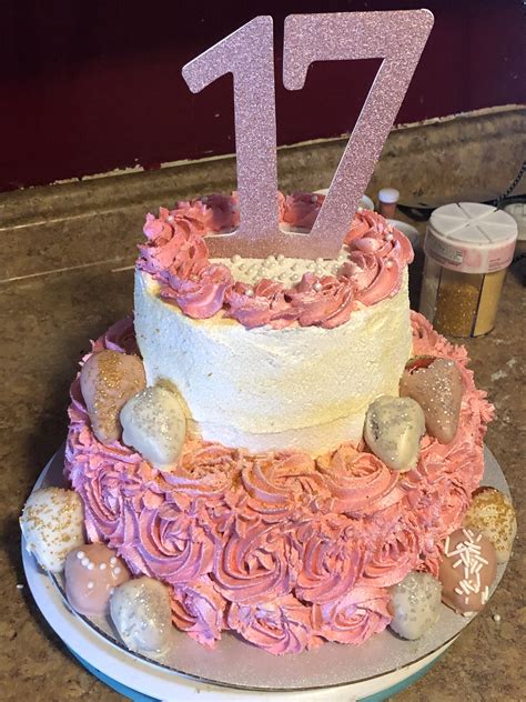 17th Birthday Cake Topper Birthday Girl