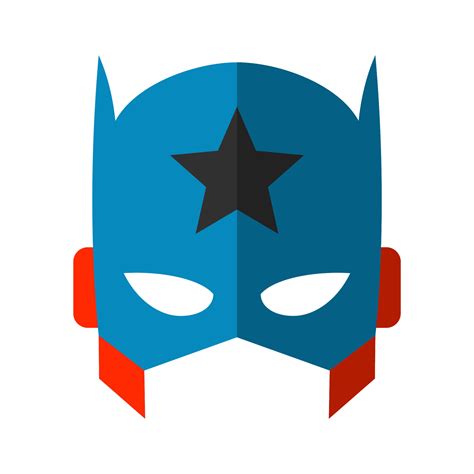 Super Hero Mask Superhero Face Masque And Masking Cartoon Character