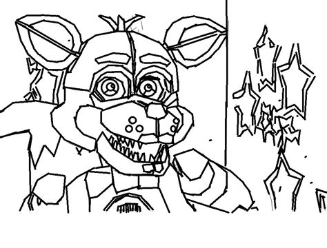 Funtime Foxy Drawing At Getdrawings Free Download