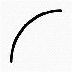 Curve Shape Icon Symbol Arc Curved Line
