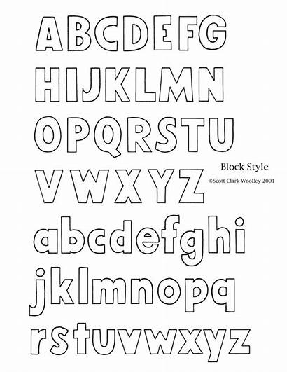 Block Lettering Styles Font Letter Fonts Alphabet