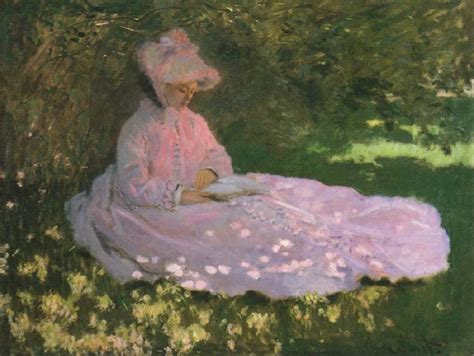 Edouard Vuillard Museum A Woman In A Gardenspring Time Claude Monet