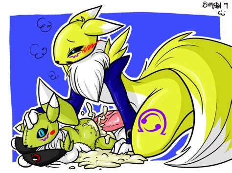 Rule 34 All Fours Anthro Color Cum Digimon Fur Furry Male Male Only Masturbation Nude Penis