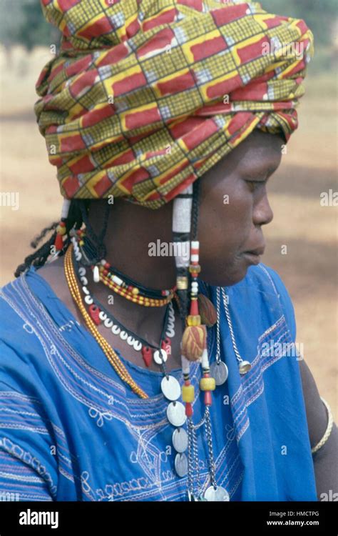 Young Tamasheq Woman In Traditional Dress And Wearing Traditional