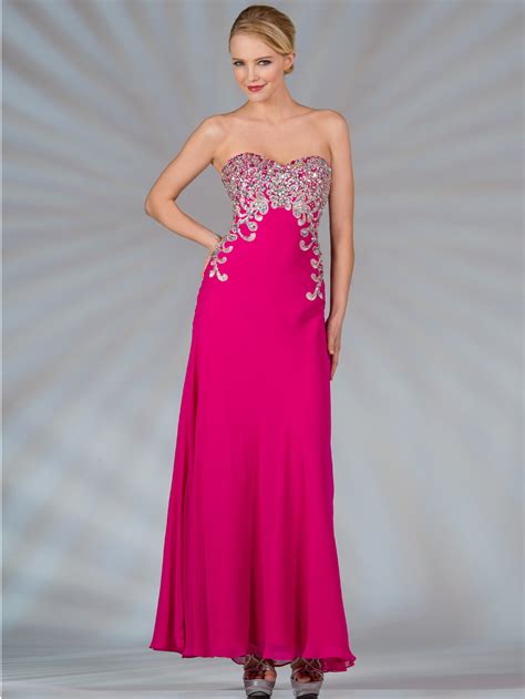 However, if you want every eye on you, you can wear this simple . Fuschia Dress Picture Collection | DressedUpGirl.com