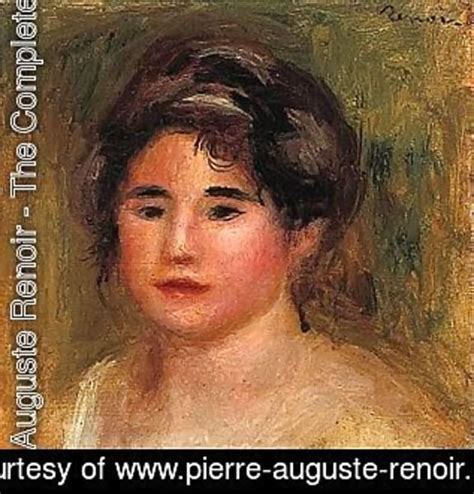 Pierre Auguste Renoir The Complete Works Portrait De Gabrielle 2