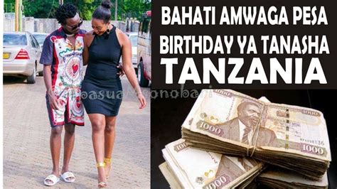 Bahati Amwaga Pesa Kwa Birthday Ya Tanasha Tanzaniamkewe Atafurahia