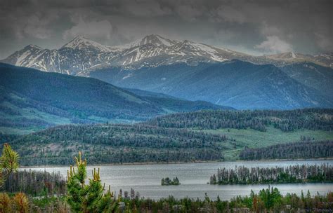 Dillon Reservoir And Colorado High Peaks Photograph By Aaron Burrows