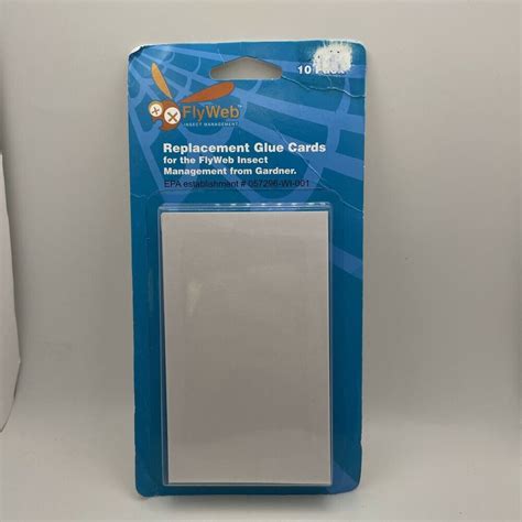 Fly Glue Cards Boards Flyweb Light Replacement 10 Pack Insect Trap Cards Kitchen Ebay In 2022