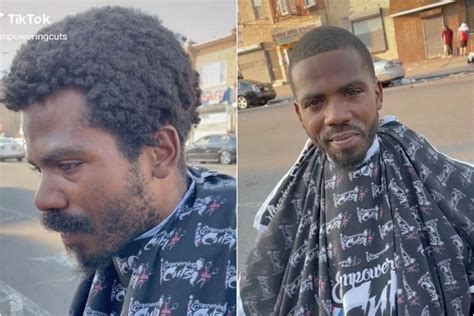 Homeless Man Gets New Transformation With Haircut Netizens Amazed