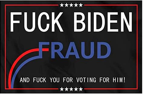 Wholesale Fuck Biden Flag Fraud Biden Flag 3x5 Ft Outdoor Decoration Banner Voter Suppression