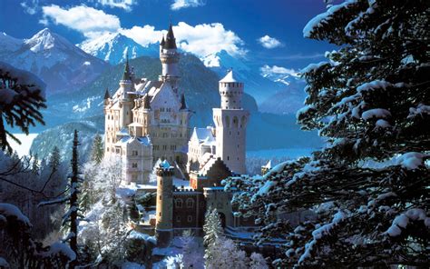 Winter Castle Wallpaper Wallpapersafari