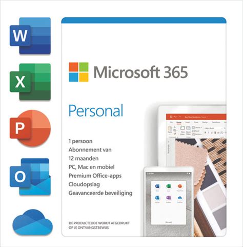 The official account for #microsoft365: Microsoft 365 Personal NL Abonnement 1 jaar - Coolblue ...