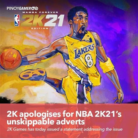 2k Apologises For Nba 2k21s Unskippable Adverts 2k Nba Nba2k21 2k21