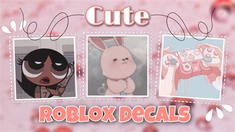 20 Cute Roblox Decals With Decal Id🌸 For Your Royale High Journal 🤍 Youtube