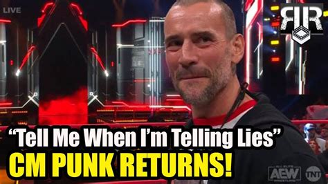 Aew Dynamite And Collision Review The Return Of Cm Punk Youtube