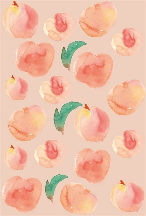 Pin By Cheon Love On My Patterns Peach Wallpaper Peach Aesthetic