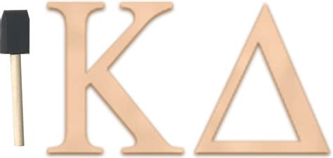 Kappa Delta Sorority Wooden Greek 675 Inch Letter Set Kd