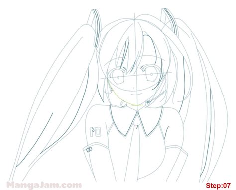 Lets Learn How To Draw Hatsune Miku From Vocaloid Today Hatsune Miku
