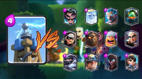 If your trophy count is higher than 3000 ( hog mountain), legendary cards will appear in shop daily for 40,000 per card. TESLA VS ALL LEGENDARY CARDS IN CLASH ROYALE - YouTube