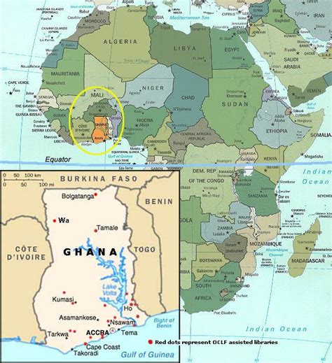 Oclf Library Profiles African Tour Holiday Travel Ghana Map