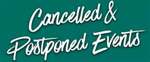 Cancelled Postponed Events