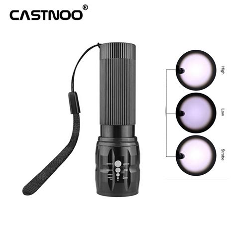 Castnoo Q5 Led Flashlight For Bike 2000 Lm Torch Lamp 3 Modes