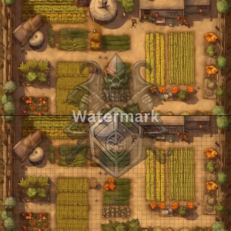 Dnd Farm Battle Map Bundle 5 Dandd Digital Battlemaps Dungeons And