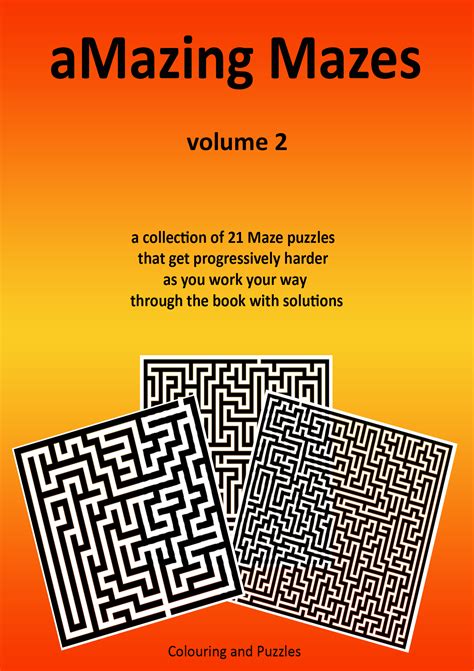Amazing Mazes Volume 2 Printable Digital Download Puzzle Book Inspired Fun