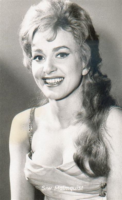 Siw malmkvist is a swedish singer who began her career in the late 1950s. Picture of Siw Malmkvist
