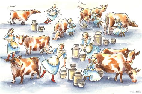 Eight Maids A Milking Kate Chidley