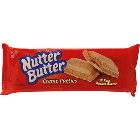 With thick layers of sedimentary peanut butter cream and a lightly crisped wafer core, nutter butter cereal is. Nutter Butter Wafers, Peanut Butter | Peanut Butter & Nut ...