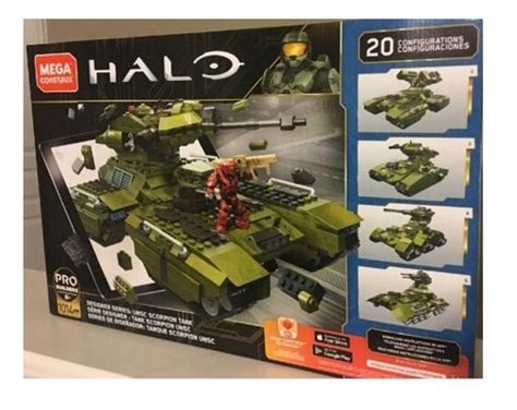 Halo Tanque Scorpion Unsc Mega Construx 1014 Piezas Envío Gratis