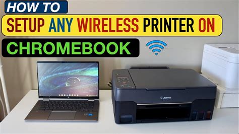 How To Setup Wireless Printer On Chromebook Youtube