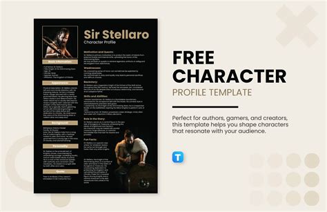 Character Profile Template Edit Online And Download Example
