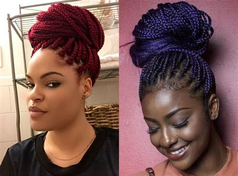 30 Formal Box Braids Updo Fashionblog