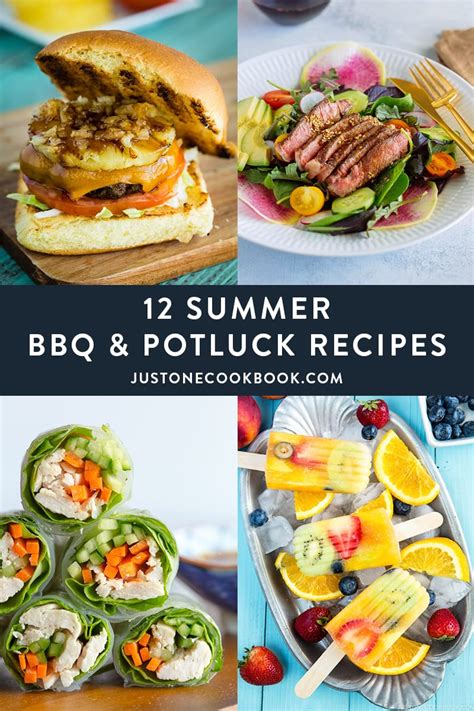 12 Summer BBQ Potluck Recipes Just One Cookbook