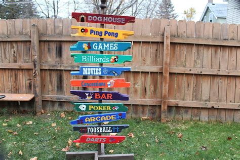 Hand Painted Custom Distressed Wooden Directional Sign 11 Pack You