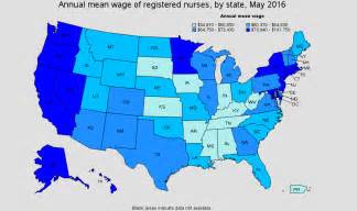 Rn Average Hourly Wage And Salary For All 50 States — Calif Tops The